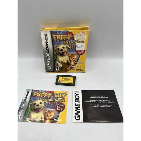 Puppy Luv Spa and Resort Nintendo Game Boy Advance CIB Authentic! - Picture 1 of 9